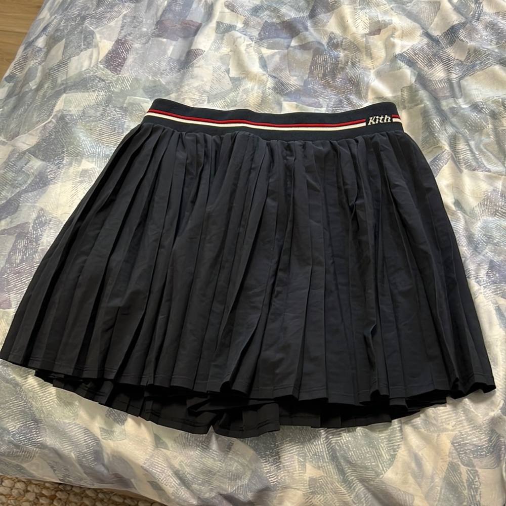 NWT WILSON x KITH Tennis skirt navy blue